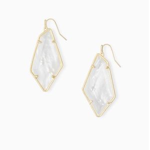 New Kendra Scott Emmie Rose Earrings Abalone Shell